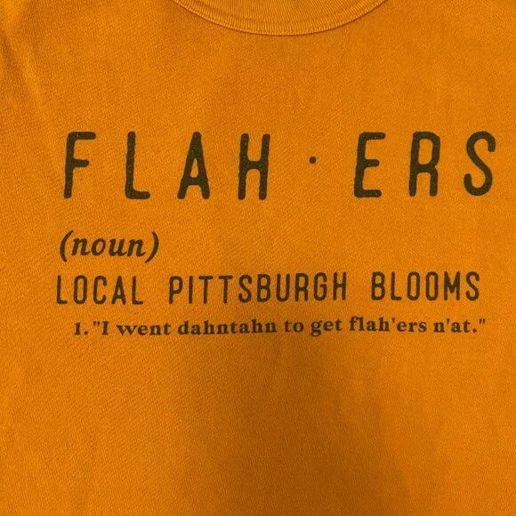 Yellow Long Sleeve T - Product of Local Pittsburgh Business 'Armful of Flowers' - Picture 2 of 5